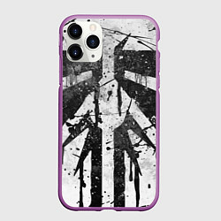 Чехол iPhone 11 Pro матовый THE LAST OF US 2, цвет: 3D-фиолетовый