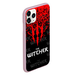 Чехол iPhone 11 Pro матовый The Witcher, цвет: 3D-розовый — фото 2