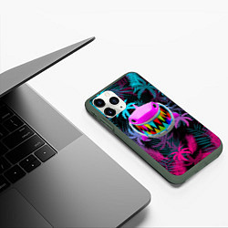 Чехол iPhone 11 Pro матовый 6IX9INE 69, цвет: 3D-темно-зеленый — фото 2