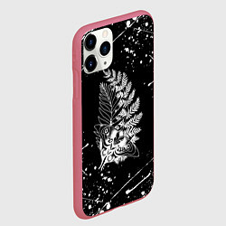 Чехол iPhone 11 Pro матовый THE LAST OF US ТАТУИРОВКА ЭЛЛИ, цвет: 3D-малиновый — фото 2
