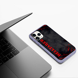 Чехол iPhone 11 Pro матовый Helltaker Logo Z, цвет: 3D-светло-сиреневый — фото 2