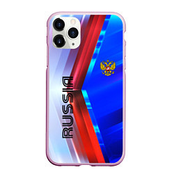 Чехол iPhone 11 Pro матовый RUSSIA SPORT