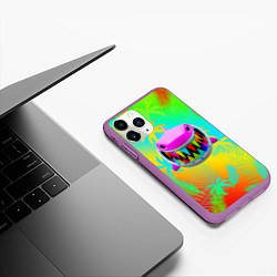 Чехол iPhone 11 Pro матовый 6IX9INE 69 SHARK, цвет: 3D-фиолетовый — фото 2