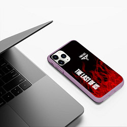 Чехол iPhone 11 Pro матовый THE LAST OF US, цвет: 3D-сиреневый — фото 2