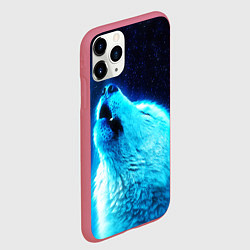 Чехол iPhone 11 Pro матовый ВОЛЧИЙ ВОЙ D, цвет: 3D-малиновый — фото 2