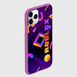 Чехол iPhone 11 Pro матовый Roblox, цвет: 3D-фиолетовый — фото 2