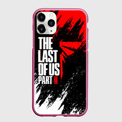 Чехол iPhone 11 Pro матовый THE LAST OF US II, цвет: 3D-малиновый