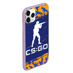 Чехол iPhone 11 Pro матовый CS GO КС ГО, цвет: 3D-сиреневый — фото 2