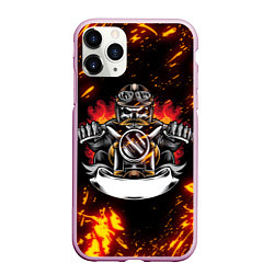 Чехол iPhone 11 Pro матовый Fire Biker Z