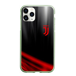 Чехол iPhone 11 Pro матовый JUVENTUS, цвет: 3D-салатовый