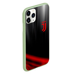 Чехол iPhone 11 Pro матовый JUVENTUS, цвет: 3D-салатовый — фото 2