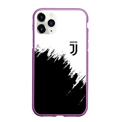 Чехол iPhone 11 Pro матовый JUVENTUS, цвет: 3D-фиолетовый