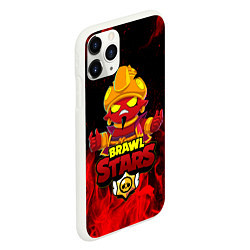 Чехол iPhone 11 Pro матовый BRAWL STARS EVIL GENE ДЖИН, цвет: 3D-белый — фото 2