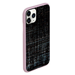 Чехол iPhone 11 Pro матовый Глитч помехи ошибка текстура, цвет: 3D-розовый — фото 2