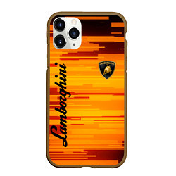 Чехол iPhone 11 Pro матовый LAMBORGHINI