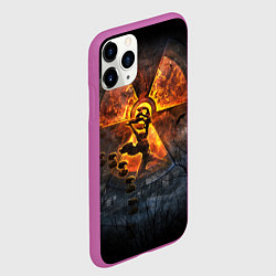 Чехол iPhone 11 Pro матовый S T A L K E R 2, цвет: 3D-фиолетовый — фото 2