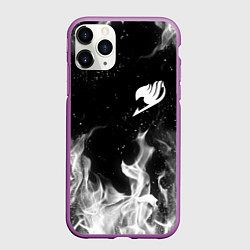 Чехол iPhone 11 Pro матовый FAIRY TAIL ХВОСТ ФЕИ, цвет: 3D-фиолетовый