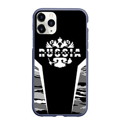 Чехол iPhone 11 Pro матовый Константин - камуфляж, цвет: 3D-серый