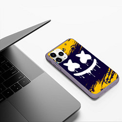 Чехол iPhone 11 Pro матовый MARSHMELLO МАРШМЕЛЛОУ, цвет: 3D-серый — фото 2