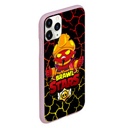 Чехол iPhone 11 Pro матовый BRAWL STARS EVIL GENE ДЖИН, цвет: 3D-розовый — фото 2