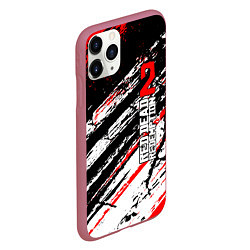 Чехол iPhone 11 Pro матовый Red Dead Redemption 2, цвет: 3D-малиновый — фото 2