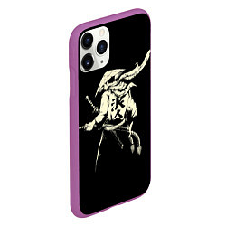 Чехол iPhone 11 Pro матовый Самурай Z, цвет: 3D-фиолетовый — фото 2