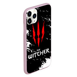 Чехол iPhone 11 Pro матовый The Witcher, цвет: 3D-розовый — фото 2