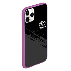 Чехол iPhone 11 Pro матовый TOYOTA, цвет: 3D-фиолетовый — фото 2