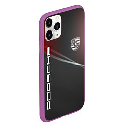 Чехол iPhone 11 Pro матовый PORSCHE, цвет: 3D-фиолетовый — фото 2