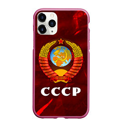 Чехол iPhone 11 Pro матовый СССР USSR