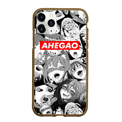Чехол iPhone 11 Pro матовый AHEGAO АХЕГАО, цвет: 3D-коричневый