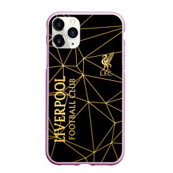 Чехол iPhone 11 Pro матовый LIVERPOOL, цвет: 3D-розовый