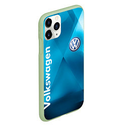 Чехол iPhone 11 Pro матовый VOLKSWAGEN, цвет: 3D-салатовый — фото 2