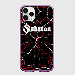 Чехол iPhone 11 Pro матовый Sabaton, цвет: 3D-фиолетовый