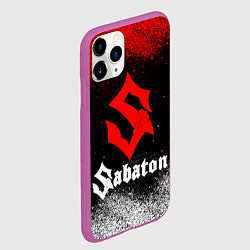 Чехол iPhone 11 Pro матовый Sabaton, цвет: 3D-фиолетовый — фото 2