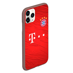 Чехол iPhone 11 Pro матовый BAYERN MUNCHEN, цвет: 3D-коричневый — фото 2