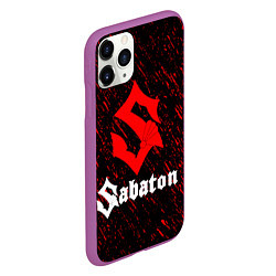 Чехол iPhone 11 Pro матовый Sabaton, цвет: 3D-фиолетовый — фото 2