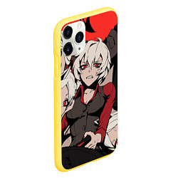 Чехол iPhone 11 Pro матовый ANIME, цвет: 3D-желтый — фото 2