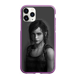 Чехол iPhone 11 Pro матовый THE LAST OF US, цвет: 3D-фиолетовый