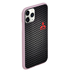 Чехол iPhone 11 Pro матовый MITSUBISHI, цвет: 3D-розовый — фото 2