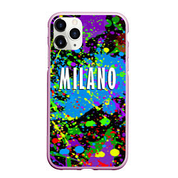 Чехол iPhone 11 Pro матовый Milano - abstraction - Italy, цвет: 3D-розовый