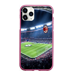 Чехол iPhone 11 Pro матовый FC MILAN