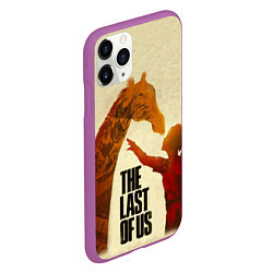 Чехол iPhone 11 Pro матовый The Last of Us 2, цвет: 3D-фиолетовый — фото 2