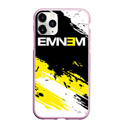 Чехол iPhone 11 Pro матовый Eminem, цвет: 3D-розовый