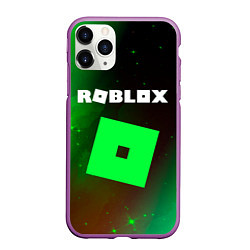 Чехол iPhone 11 Pro матовый ROBLOX РОБЛОКС, цвет: 3D-фиолетовый