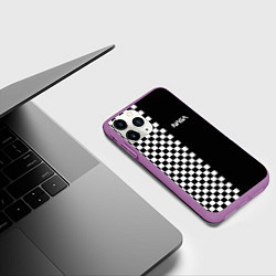 Чехол iPhone 11 Pro матовый NASA, цвет: 3D-фиолетовый — фото 2
