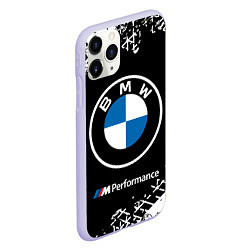 Чехол iPhone 11 Pro матовый BMW БМВ, цвет: 3D-светло-сиреневый — фото 2