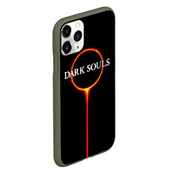 Чехол iPhone 11 Pro матовый Dark Souls, цвет: 3D-темно-зеленый — фото 2