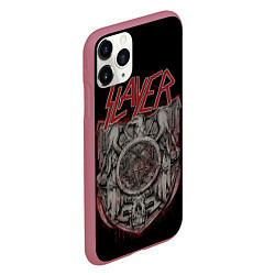 Чехол iPhone 11 Pro матовый Slayer, цвет: 3D-малиновый — фото 2