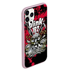 Чехол iPhone 11 Pro матовый Blink 182, цвет: 3D-розовый — фото 2